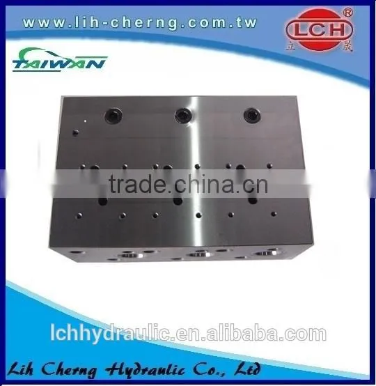 Multiple hydraulic manifold block