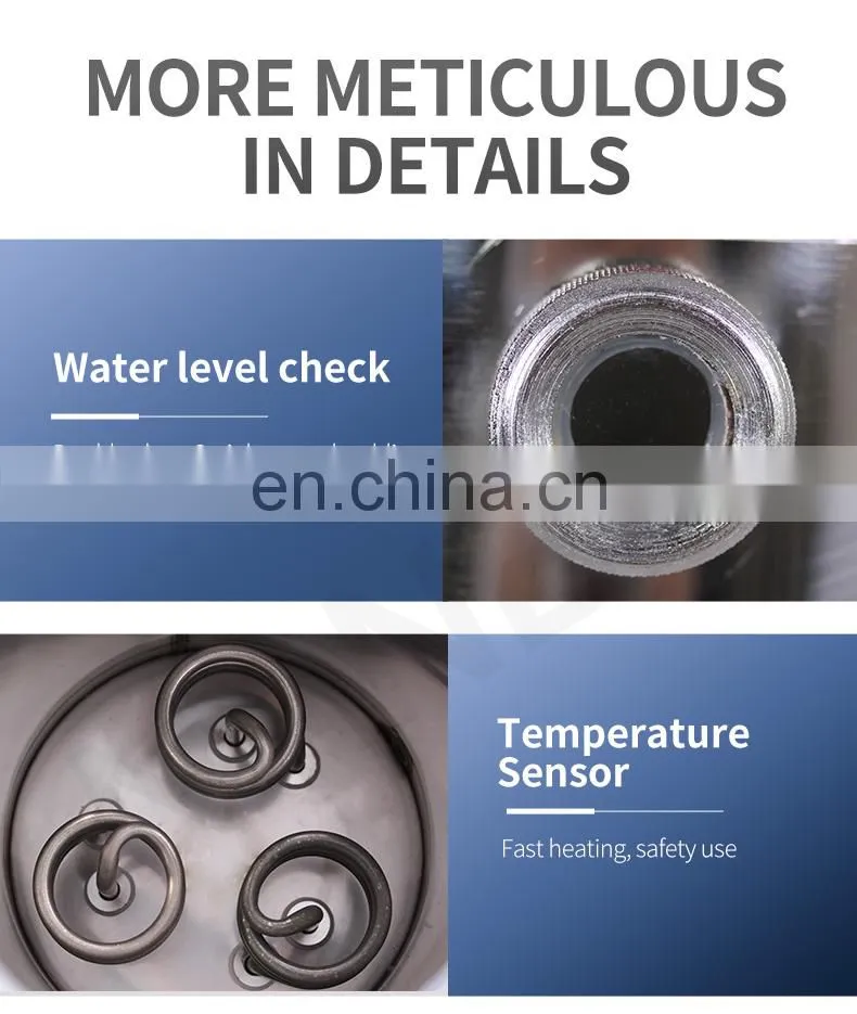 Lab stainless steel water distillation system industrial water distiller machine