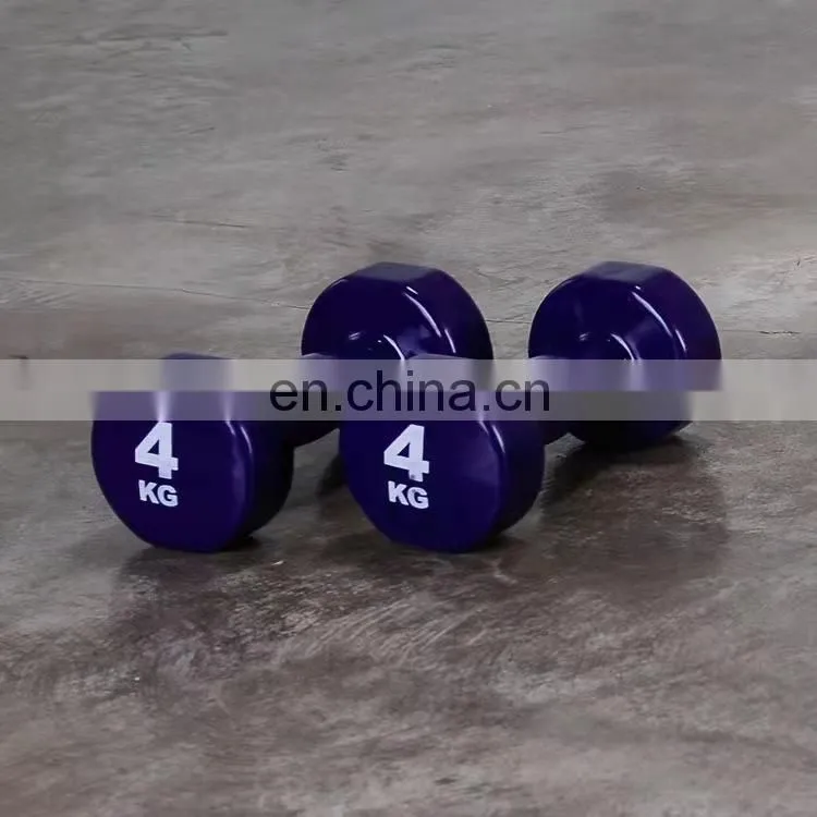 20kg Free Weight Lifting Gym Equipment Mancuernas 10Kg Weights Hantel Hexagon Hexagonal Dumbell Rubber Hex Dumbbells Sets