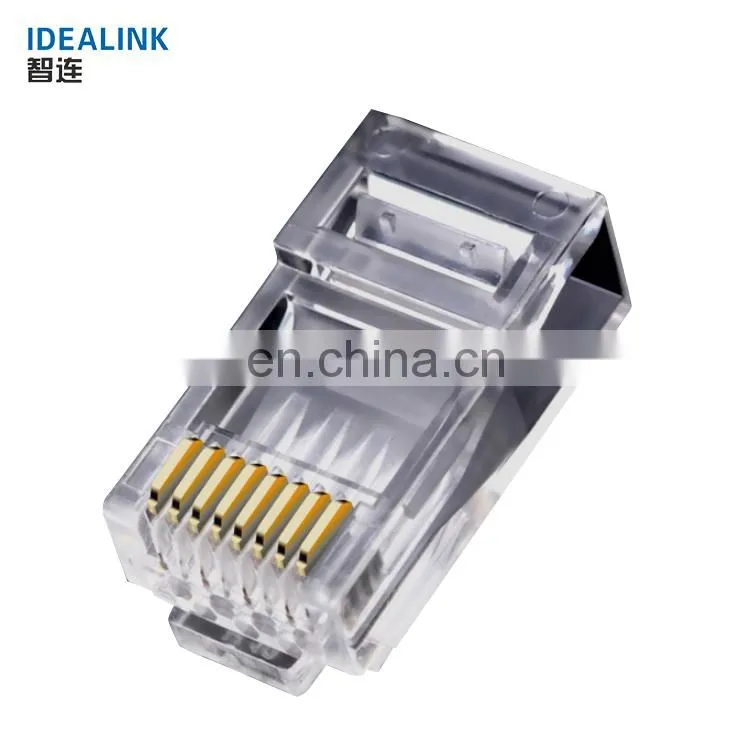 High performance 1000pcs set UTP network Ethernet cat6 rj45 connector 8p8c modular plug