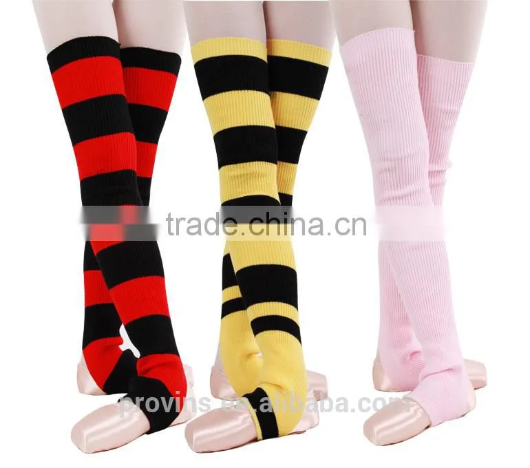 Dance Colorful Knitted Ballet Knee High Leg Warmers, Dance Socks Warm Ups (3518-000000)