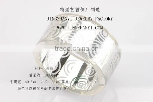 Geometric pattern USA Style Resin quality Bangle