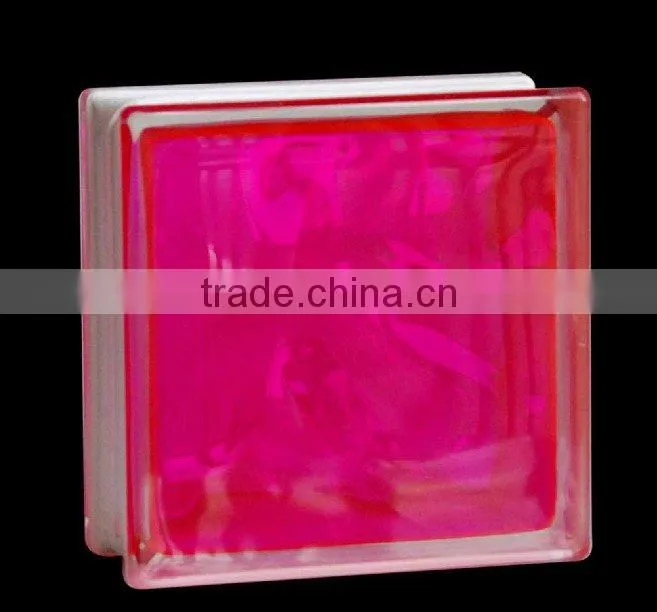 Clear lattice glass block/ hollow glass blocks for curtain wall