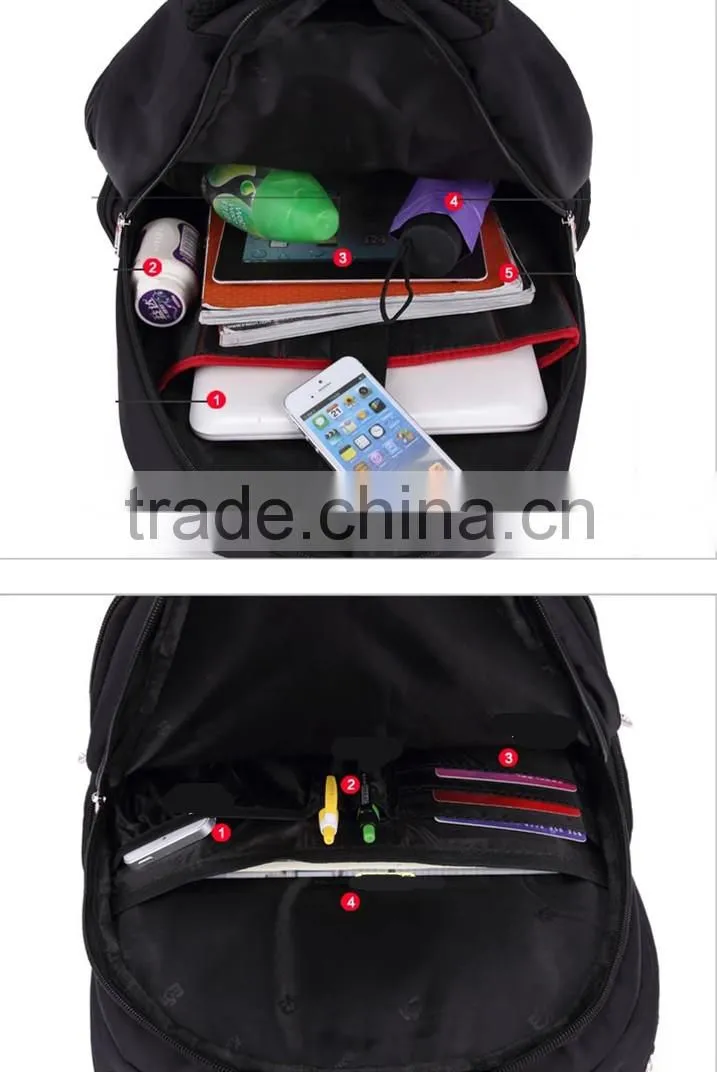new type canvas travel backpack rucksack laptop backpack school bag