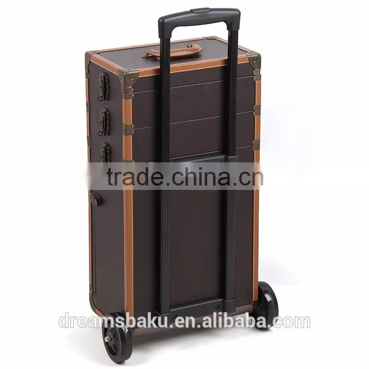 Promotional Trolley Hairdressing Makeup Kit Case pvc Organizer Case