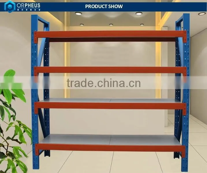 Practical Shelf 4 Tier Metal Storage Rack For Warehouse