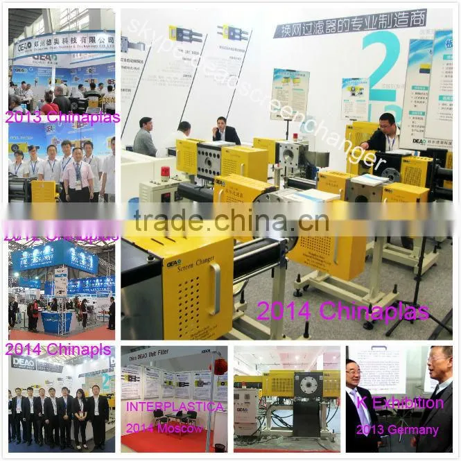 Single piston hydraulic screen changer