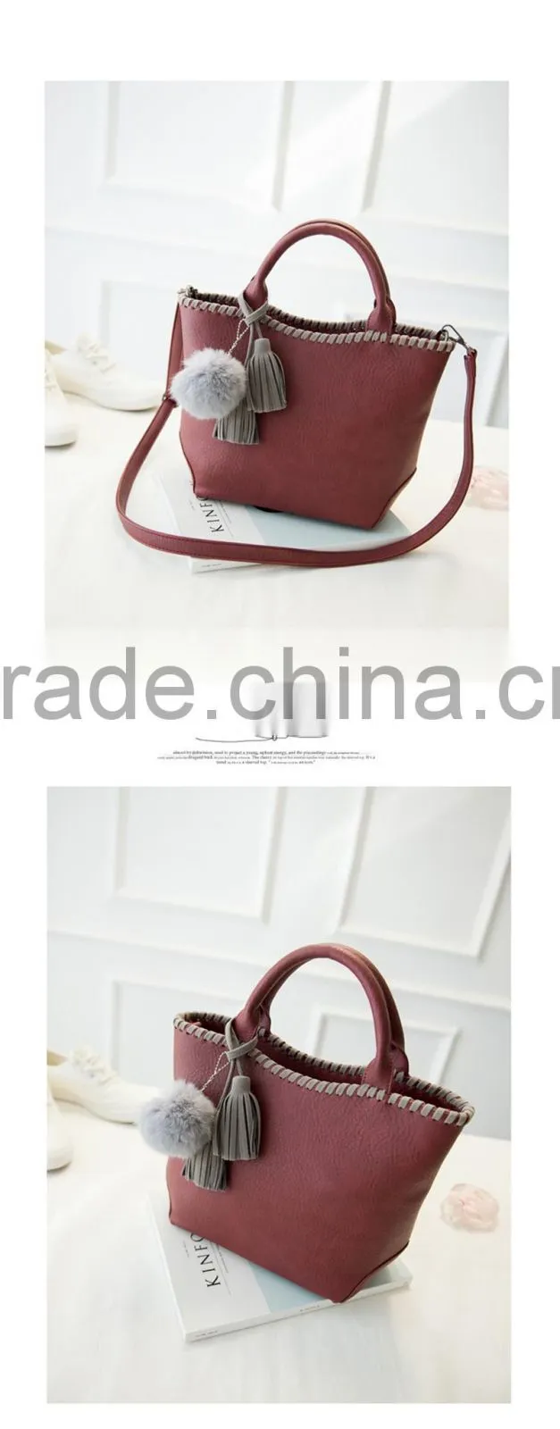 Wholesale Cheap China Supplier Women Bags Handbags Leather Shoulder Hand Bags