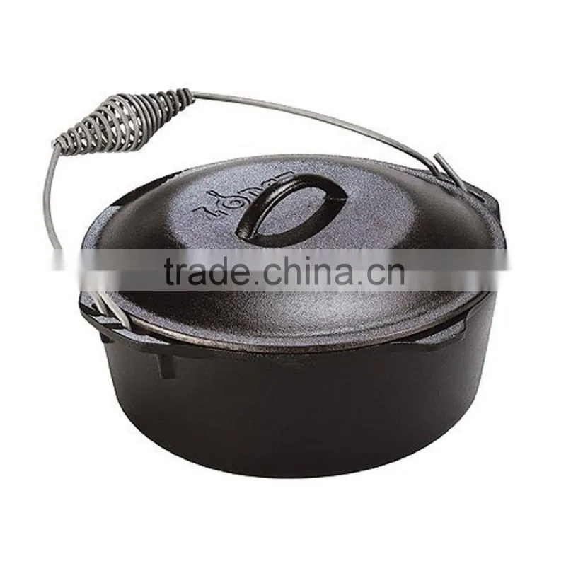 outdoor cast iron dutch oven/cast iron stove oven/curling iron oven