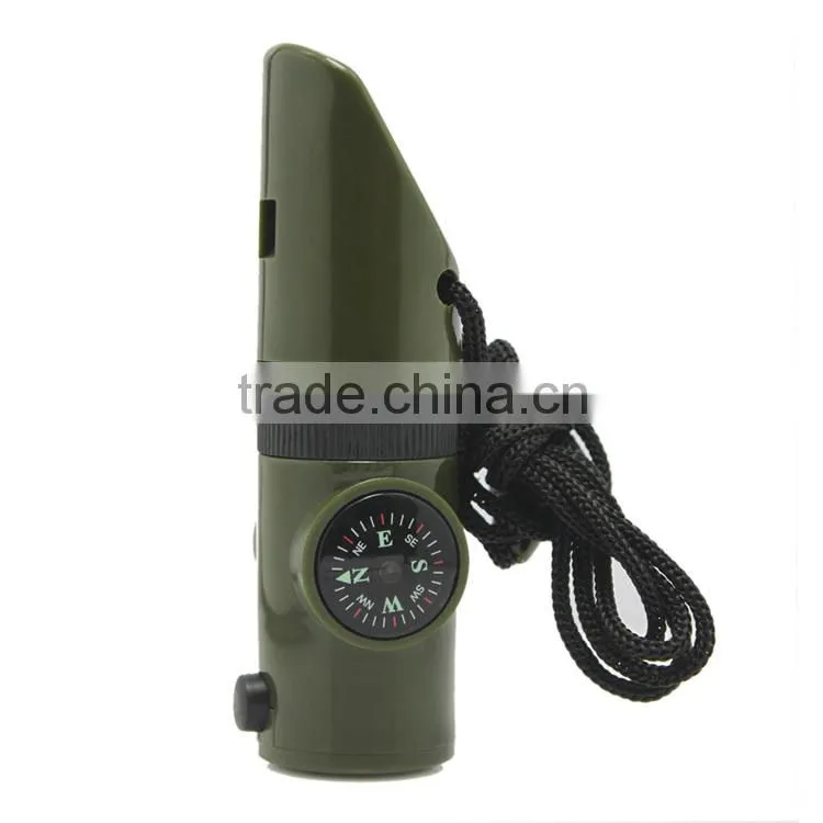 PRODUCT NAME: 7 in 1 whistle outdoor camping survive gear ITEM NO.: PY53001 BRAND