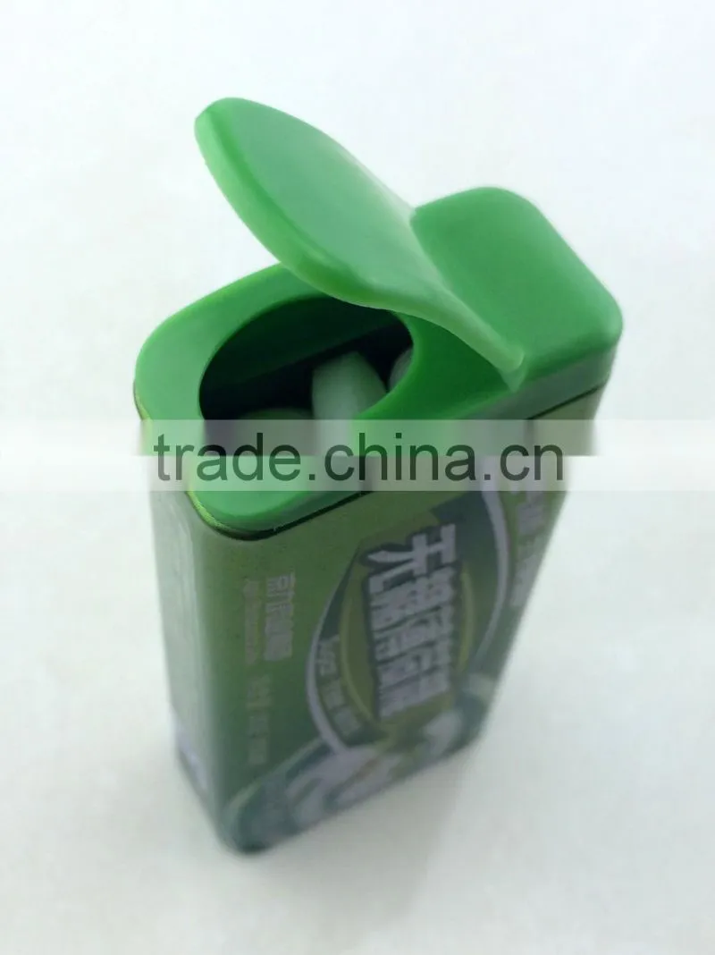 chewing gum tin box / tin can / tin container