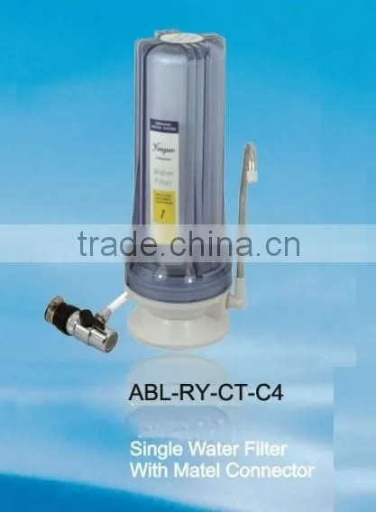 New design filter counter top water purifier with metal connector RY-CT-C4