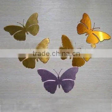 2012 hot sale wall decorative Mirror sticker
