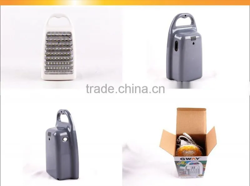 Solar rechargeable portable emergency led light,bright emergency camping lamp