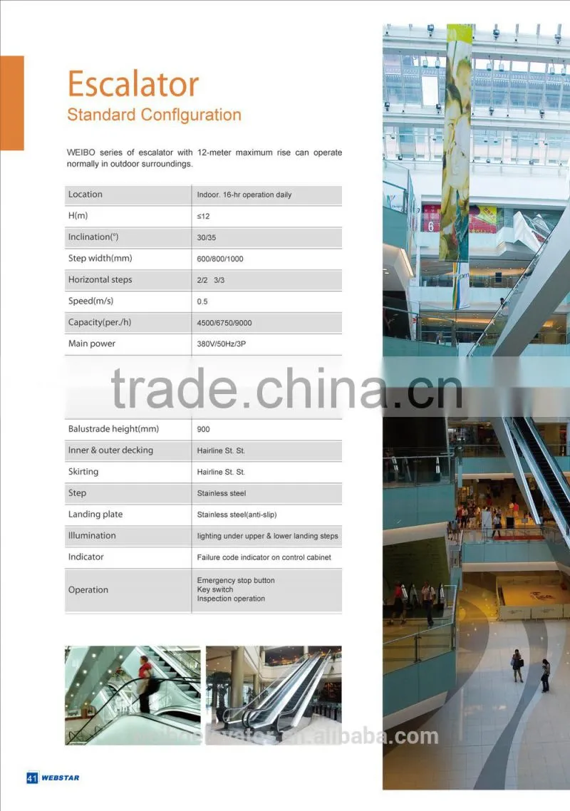Best Price Indoor & Outdoor Escalator Wholesale