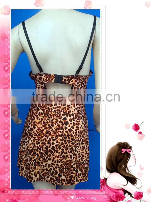 Sexy Animal Printed Lingerie, Sexy Babydoll