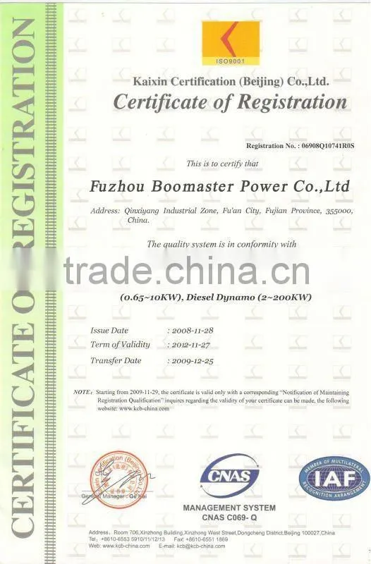 diesel engine mobile light tower with 8.8kw/10kw generator