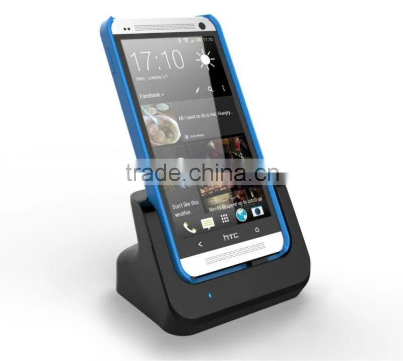 New desktop dock Charger & Data Sync Cradle For M7 with cover-mate design