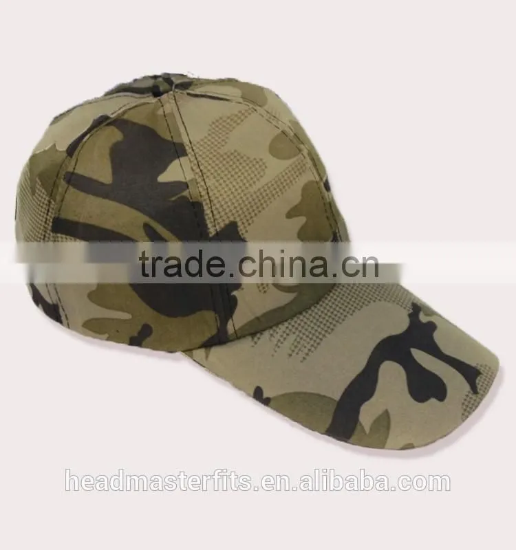 Custom Wholesale 100% Cotton military Cap hunting caps