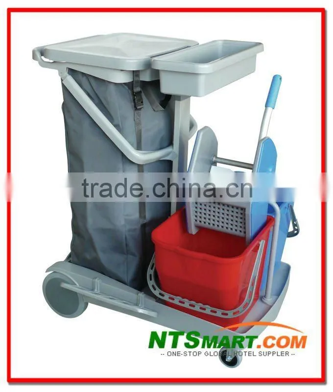 hotel cleaning trolley janitor cart
