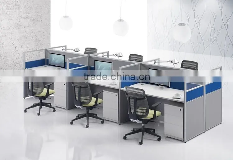 Modern Y shaped 6 person office workstation,call center partition (SZ-WSB326)