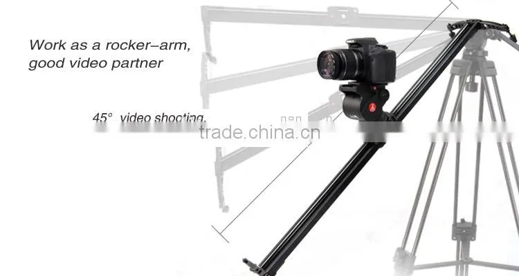 Commlite Camera Video Track Slider Video Stabilizer System with Ball-Bearing for DSLR/Camcorders