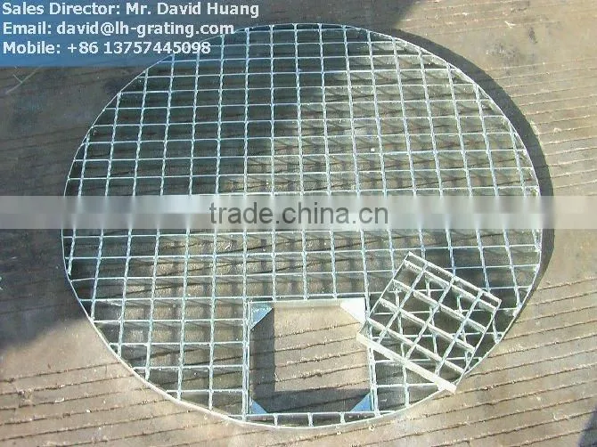galvanized trench floor grating