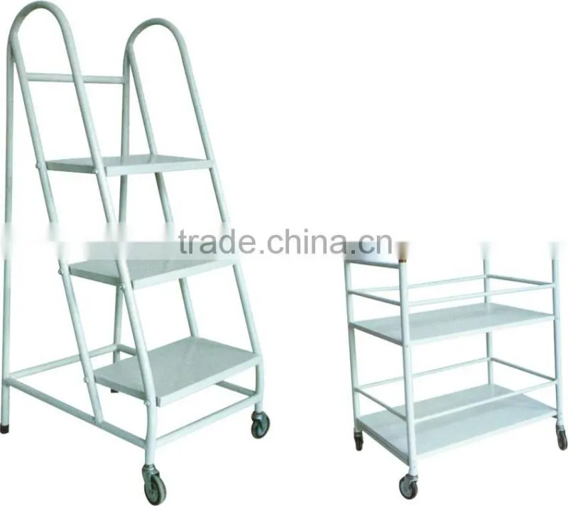 metal folding magazine display rack for library