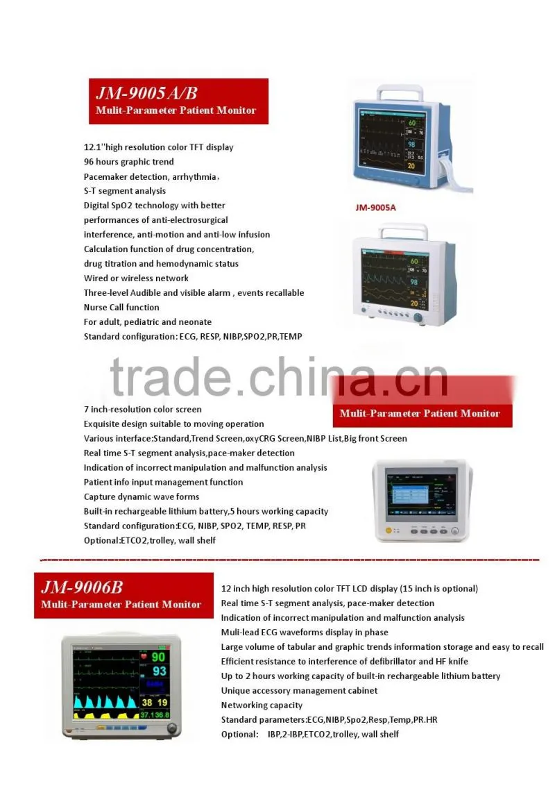JM-800B Fetal & Maternal Monitor
