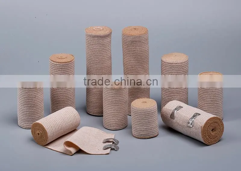 YD30024 surgical cotton latex high elastic bandage skin color with CE,FDA,