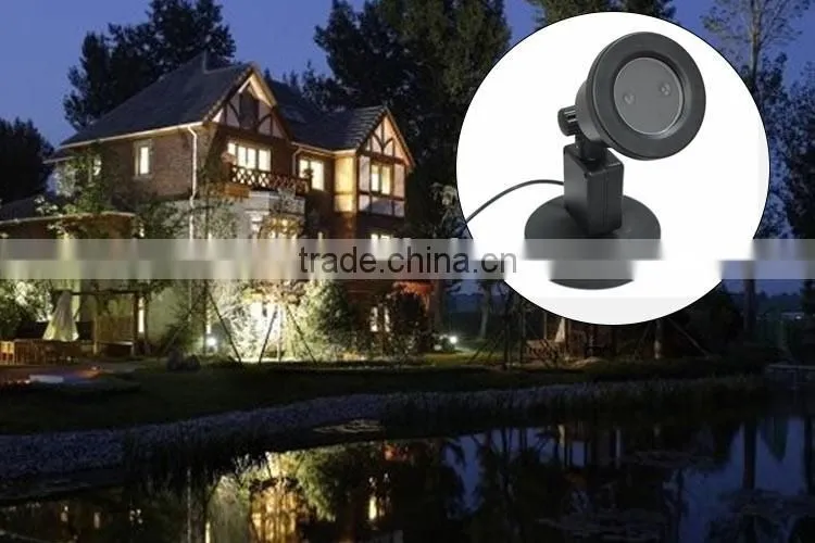 Black Static and Dynamic 110-265V Laser Lawn projector night light