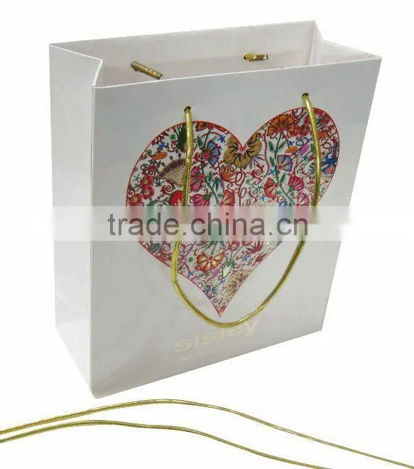 New Designed Paper White Gift Bag