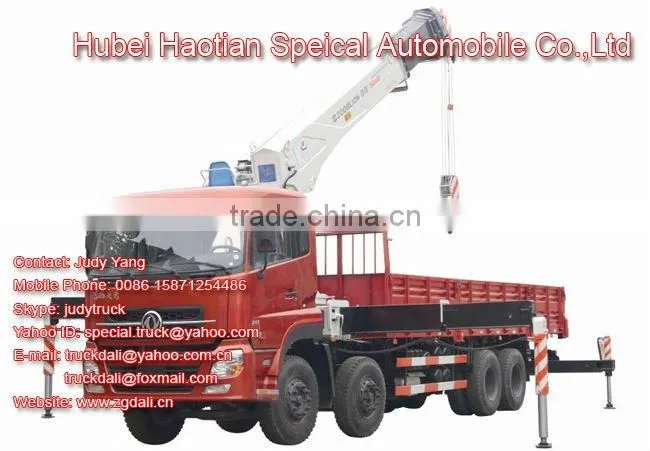 Dongfeng truck with crane,XCMG Crane 16T