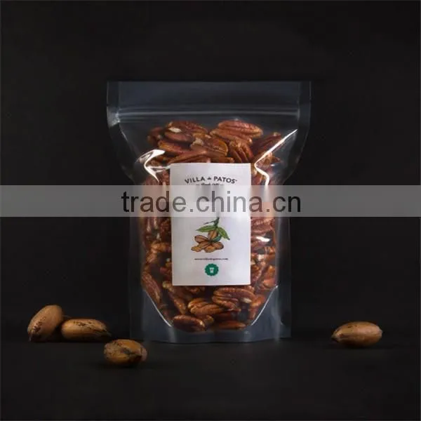 customized plastic food packaging for nuts/melon seeds stand up pouch/dried fruit plastic sachet bag
