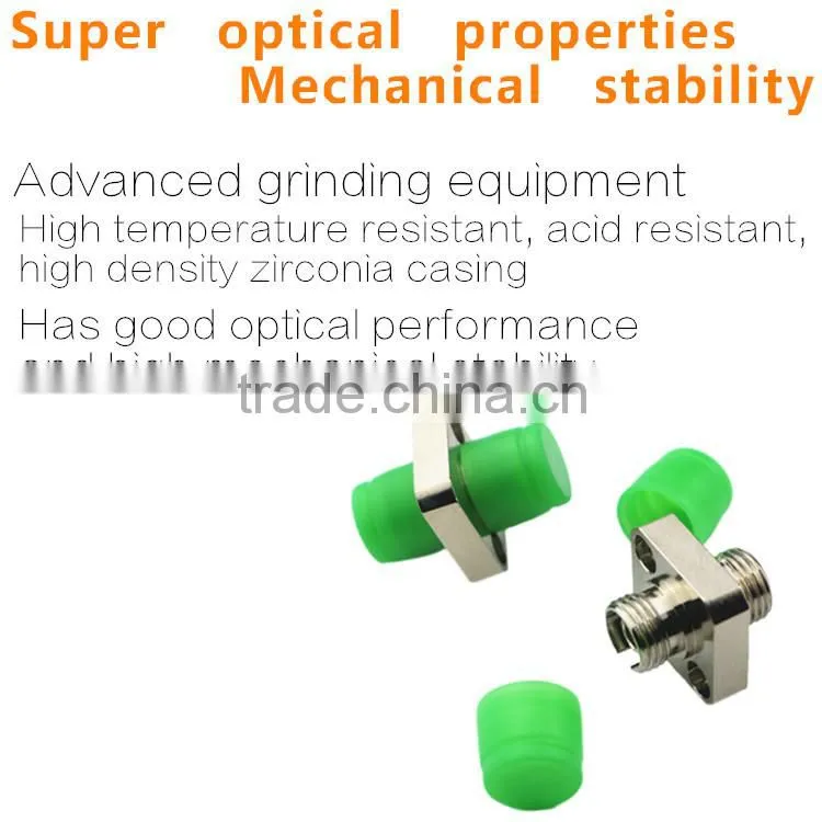 FTTH High quality low loss APC FC single mode optical fiber adapter