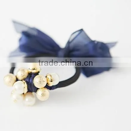 women new Bow style hair accessories handmade hair bands gum for hair acessorios