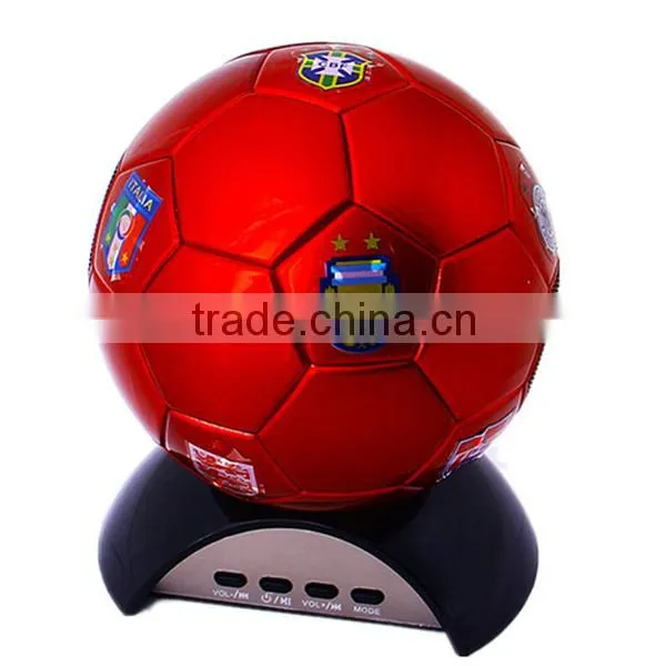 World Cup Souvenir fm radio usb sd card reader speaker (NT-FS001)