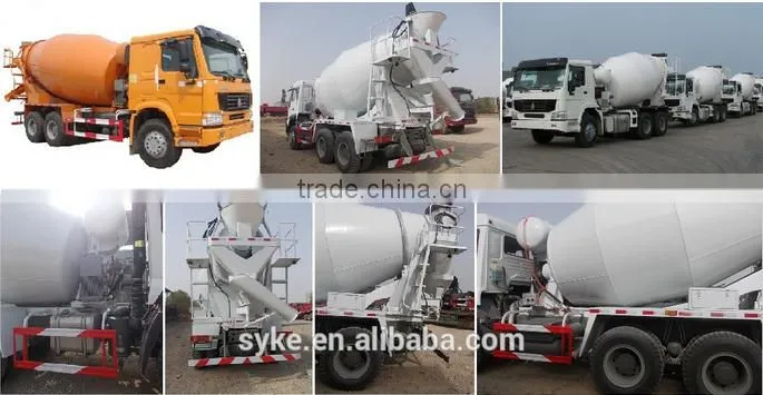 Low price 6*4 Concrete transportation tank truck/concret truck mixer specifications