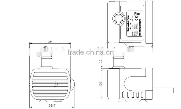 12v dc mini electric water pump motor price for aquarium fish tank