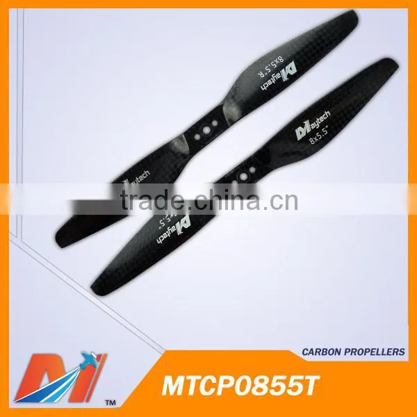 Maytech T motor Carbon Prop 8inch CF prop 8055 for quadcopter/multicopter
