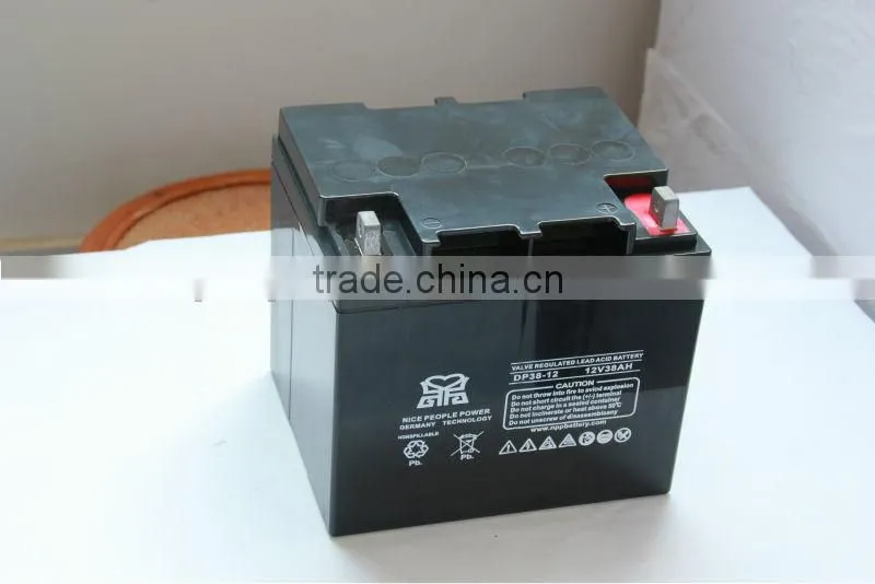 car battery brand 12v38ah 65ah rechargeable maintenace free