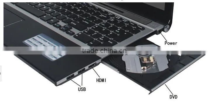 4GB+500GB 15.6inch Student Laptop D2500 Dual Core Windows 7 OS