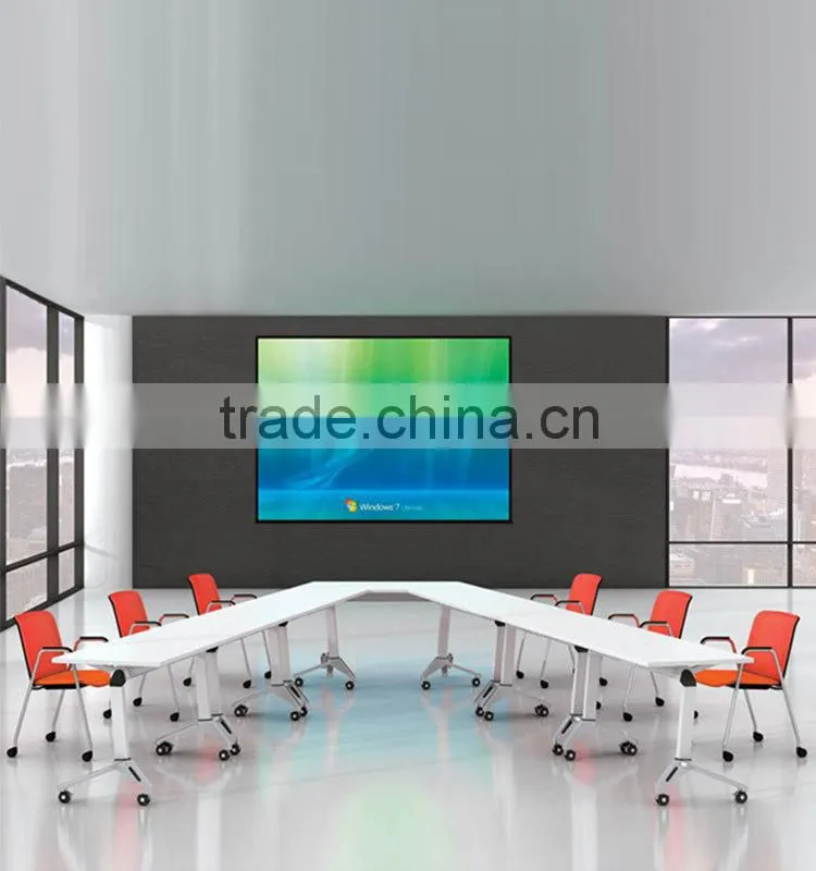 small meeting table folding wood office table