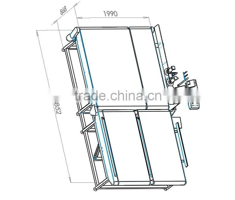 Mattress tape sewing machine