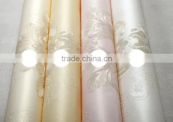 modern fashion wallpaper european style flock wallpaper