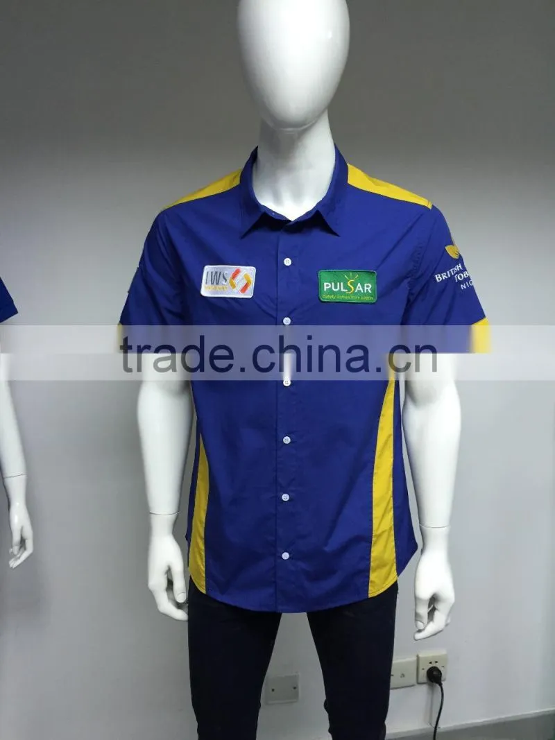 motocross pit shirt /OEM motocross jersey/polyester motorcyle jerseys polo neck