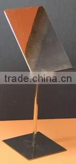 Stainless steel counter shop wallet display racks