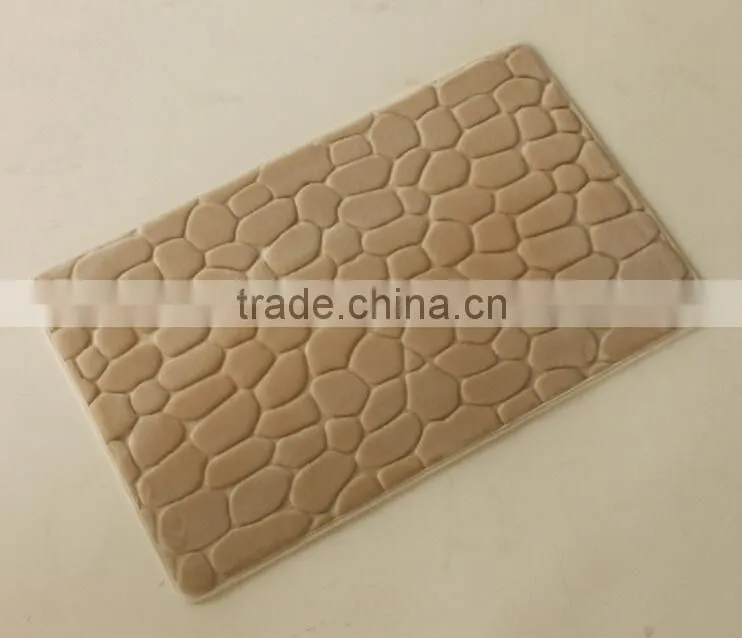 fleece bathmat with anti-slip base