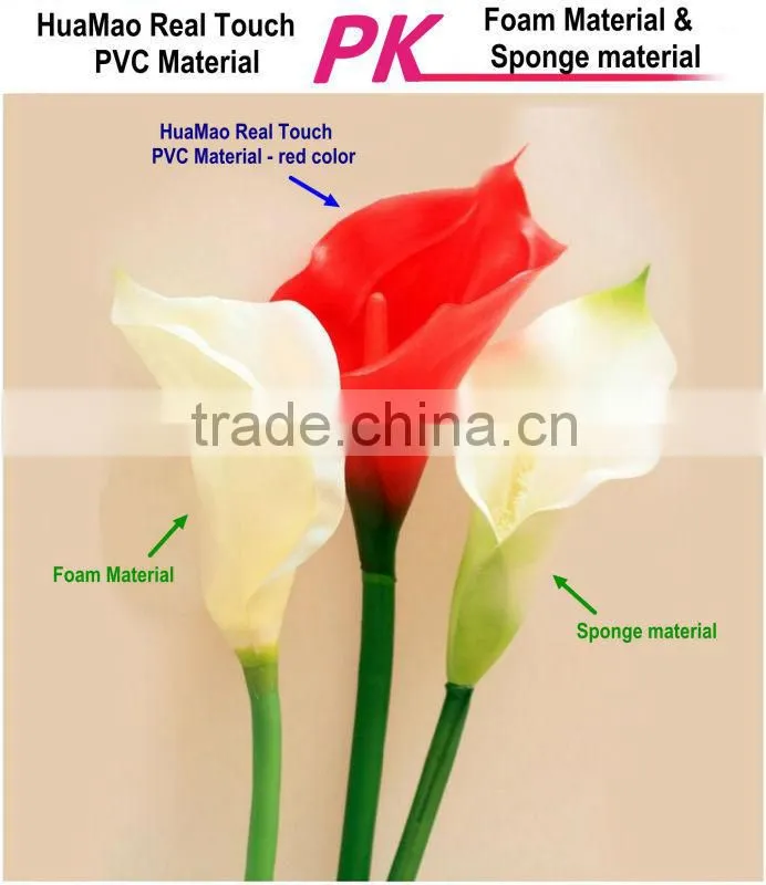 high quality artificial real touch calla lilies wholesale