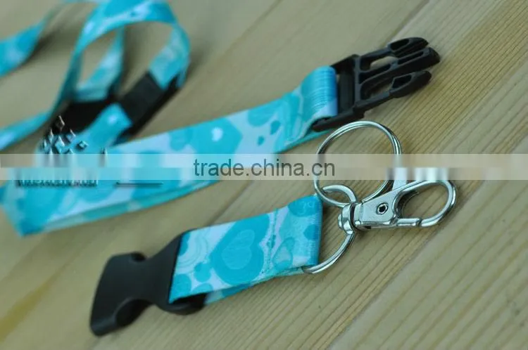 sublimation/heat transfer printing promotional lanyard
